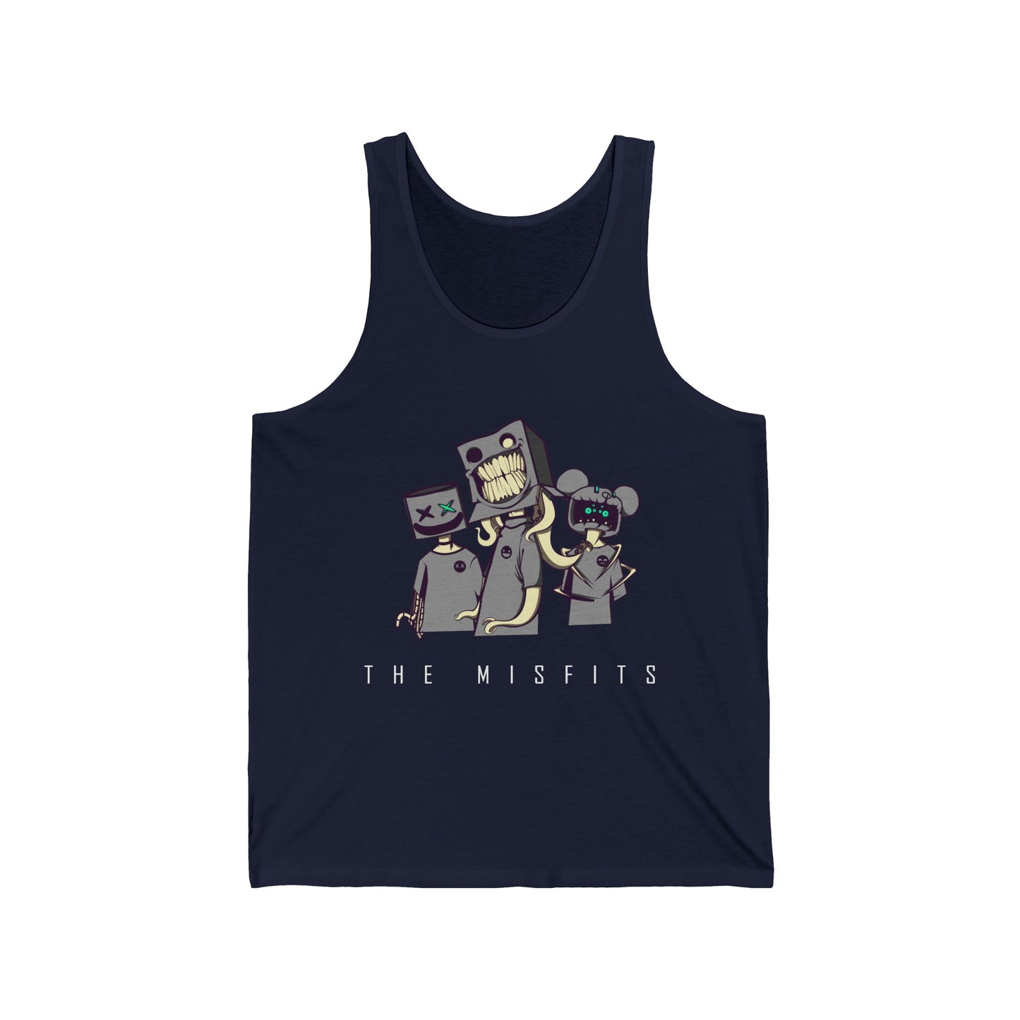 "The Misfits" Sleeveless Tank Top - Blancheur Prints