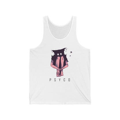 "Psyco" Tank Top - Noir Print