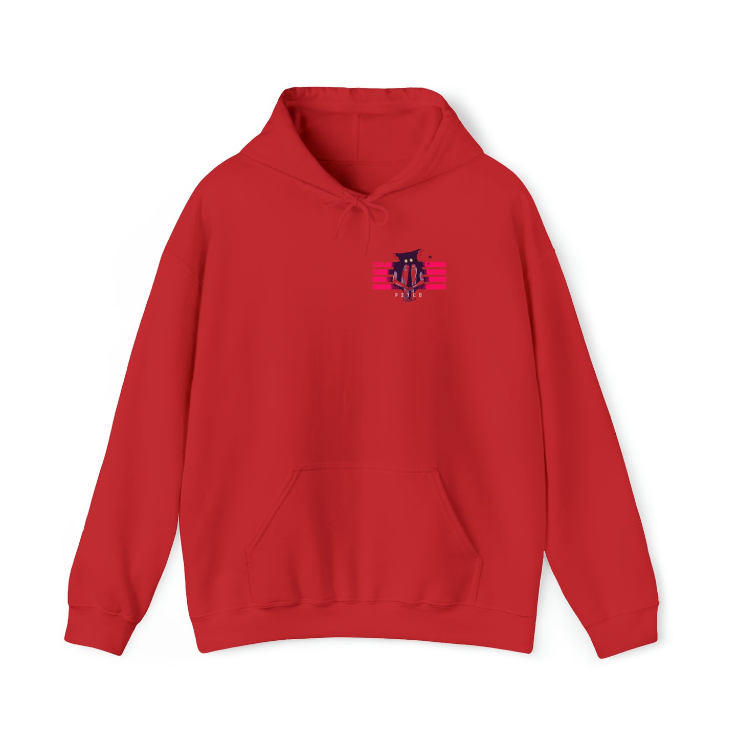 Psyco Hooded "Hoodie" Sweatshirt Small Logo: Embrace your Crazy