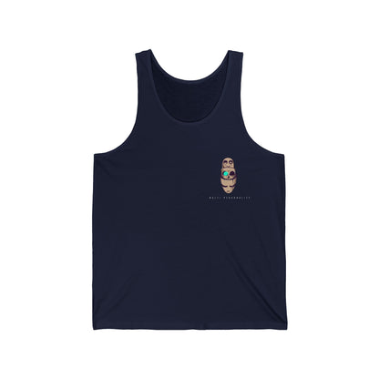 "Multipersonality" Totem Tanktop - Mini Blancheur Print