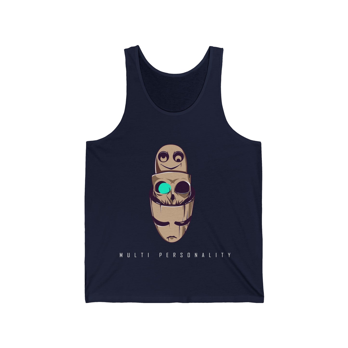 "Multipersonality" Tank Top- Blancheur Print