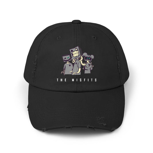 "The Misfits" Distressed Hat/Face Cap for Outdoors - Blancheur Print