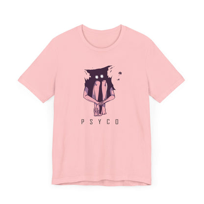 "Psyco"  Short Sleeve T-shirt - Noir Print