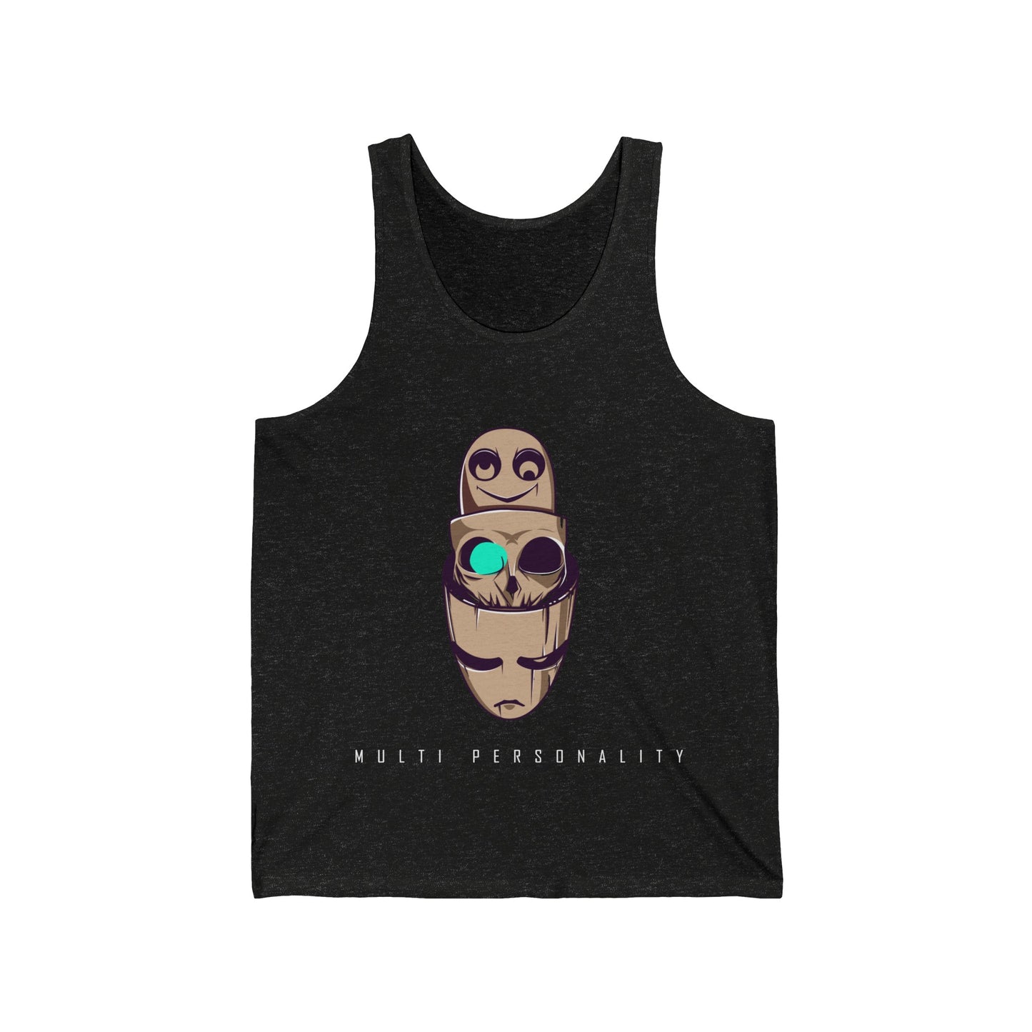 "Multipersonality" Tank Top- Blancheur Print