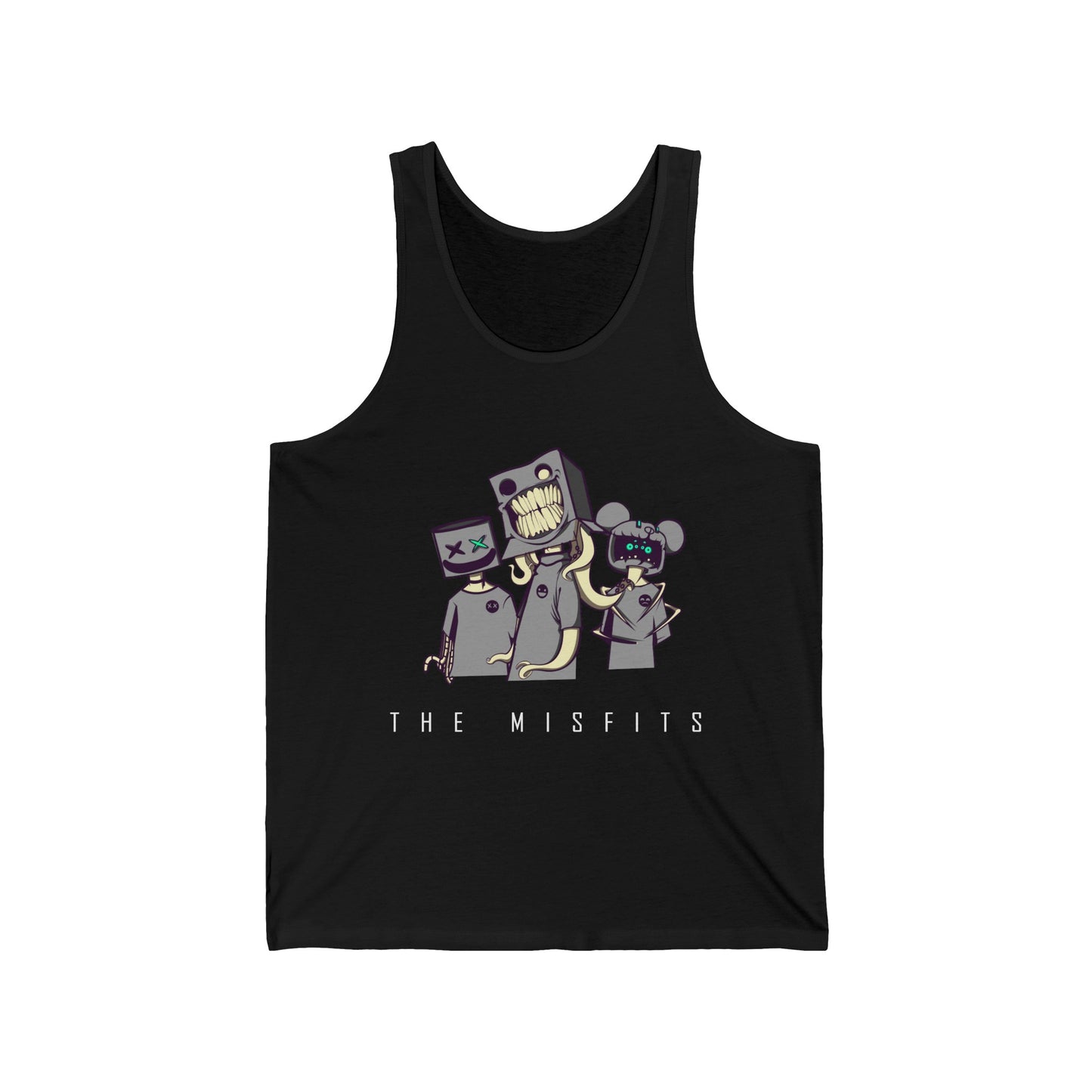 "The Misfits" Sleeveless Tank Top - Blancheur Prints