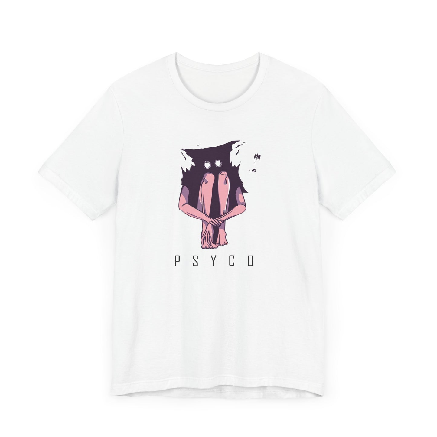 "Psyco"  Short Sleeve T-shirt - Noir Print