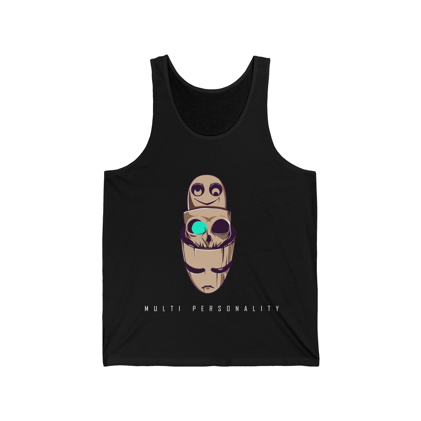 "Multipersonality" Tank Top- Blancheur Print