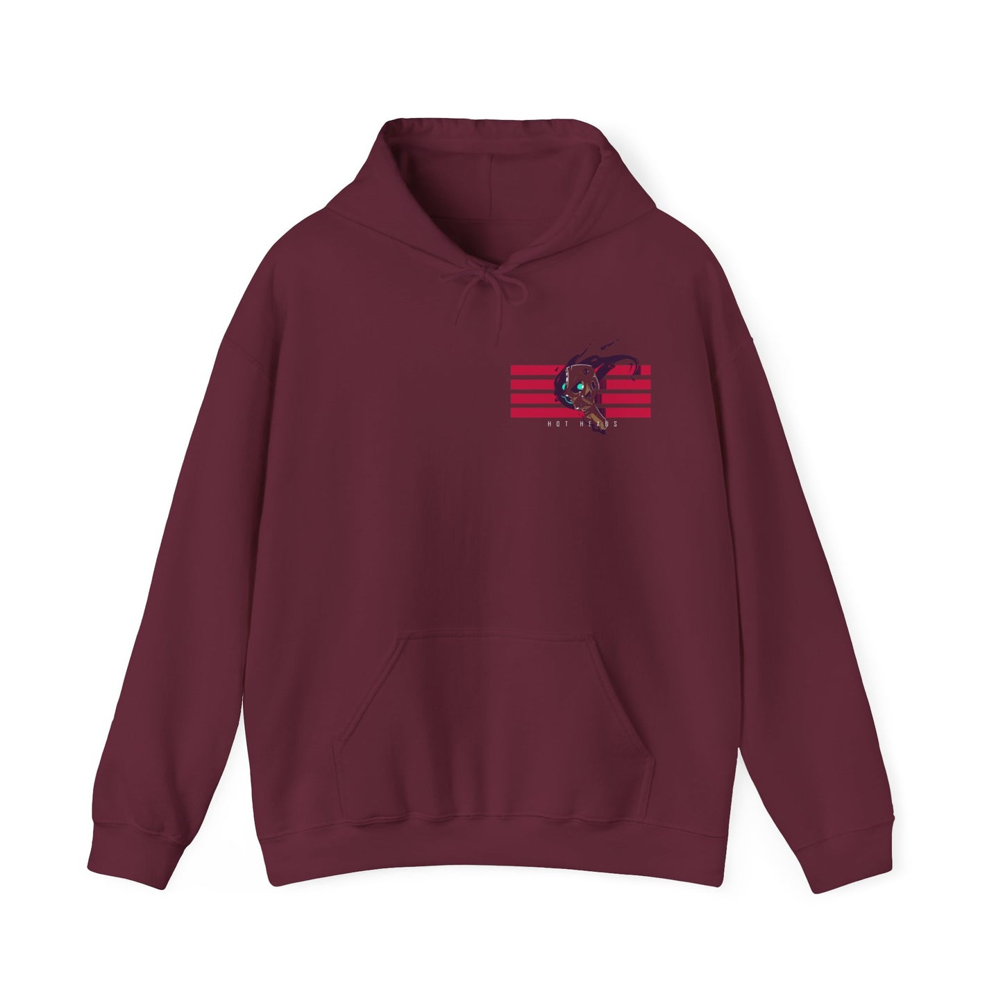 Small Logo Hot Head Hoodie: Show the World Your Fiery Side