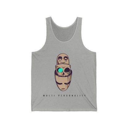 "Multipersonality" Tank top - Noir Print