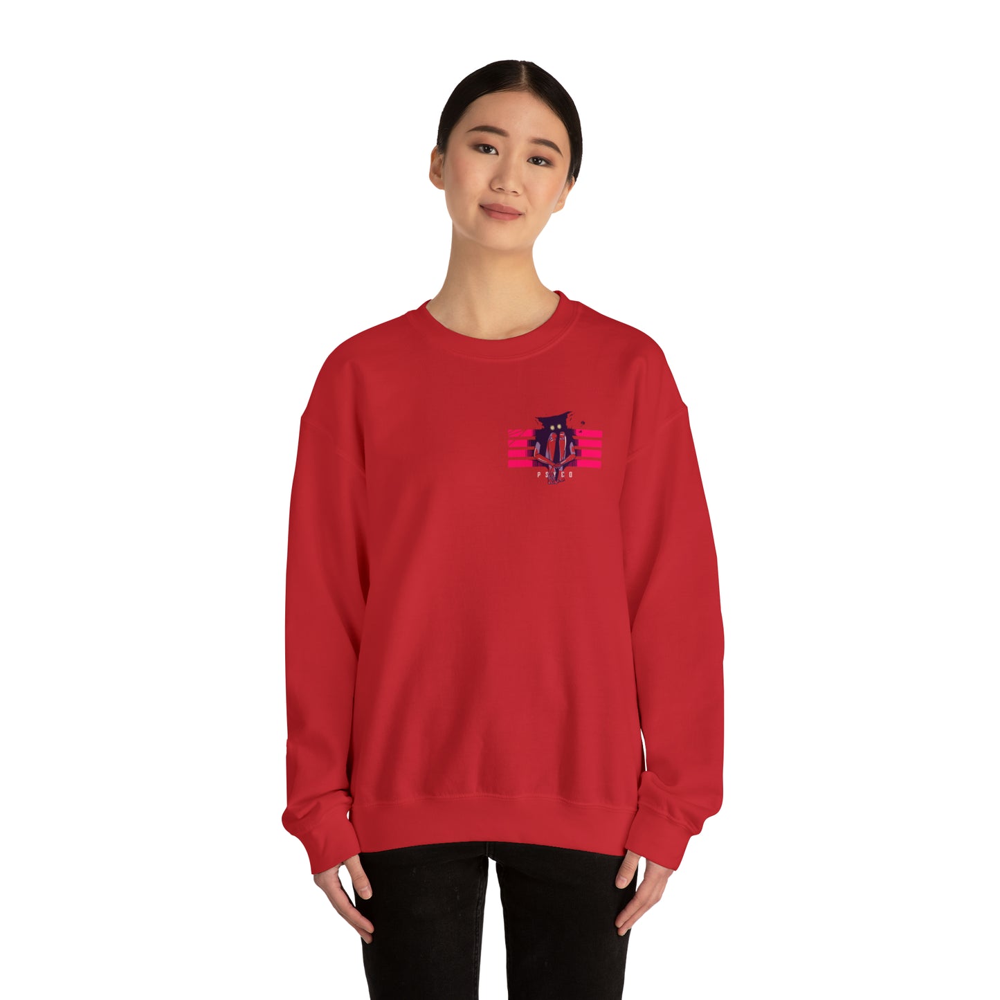 Psycho Crewneck Sweatshirt Small Logo: Embrace Your Inner Crazy