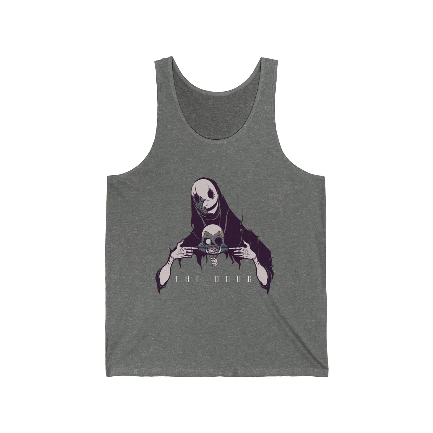 ''The Doug'' Jersey Tank Top Blancheur Print