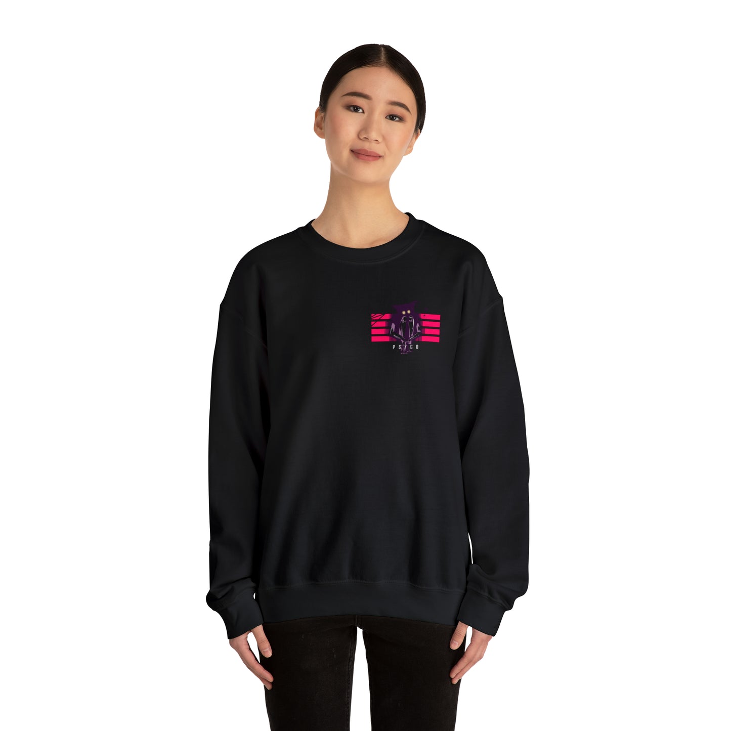 Psycho Crewneck Sweatshirt Small Logo: Embrace Your Inner Crazy