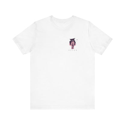 "Psyco" Short Sleeve T-shirt - Mini Noir Print