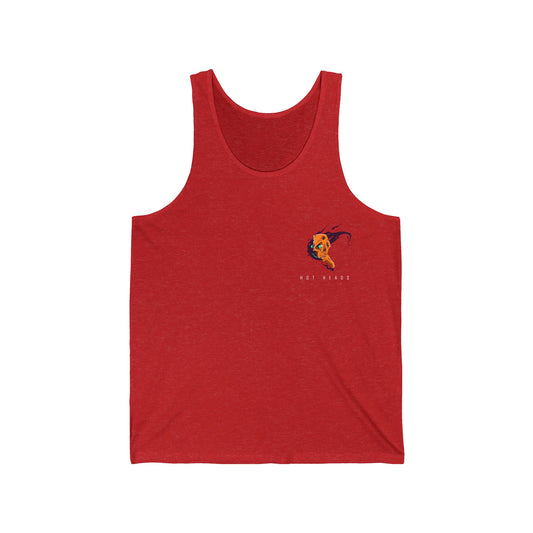 "Hotheads" Jersey Tank Top - Mini Blancheur Print