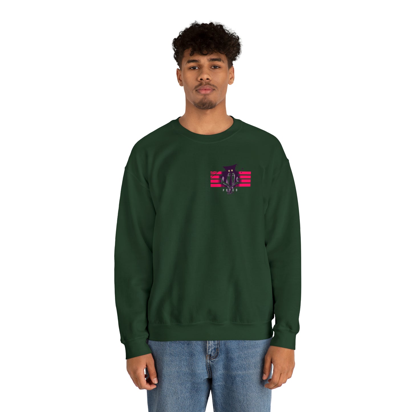 Psycho Crewneck Sweatshirt Small Logo: Embrace Your Inner Crazy