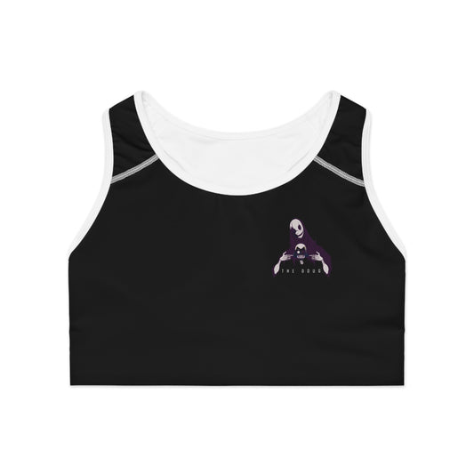 "Doug" Sports Bra  - Mini Blancheur Print