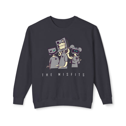 "The Misfits" White Sweatshirt - Blancheur Print