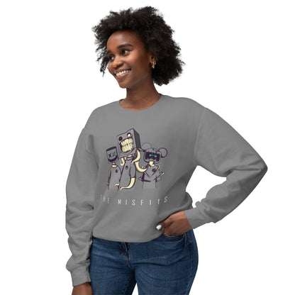 "The Misfits" White Sweatshirt - Blancheur Print