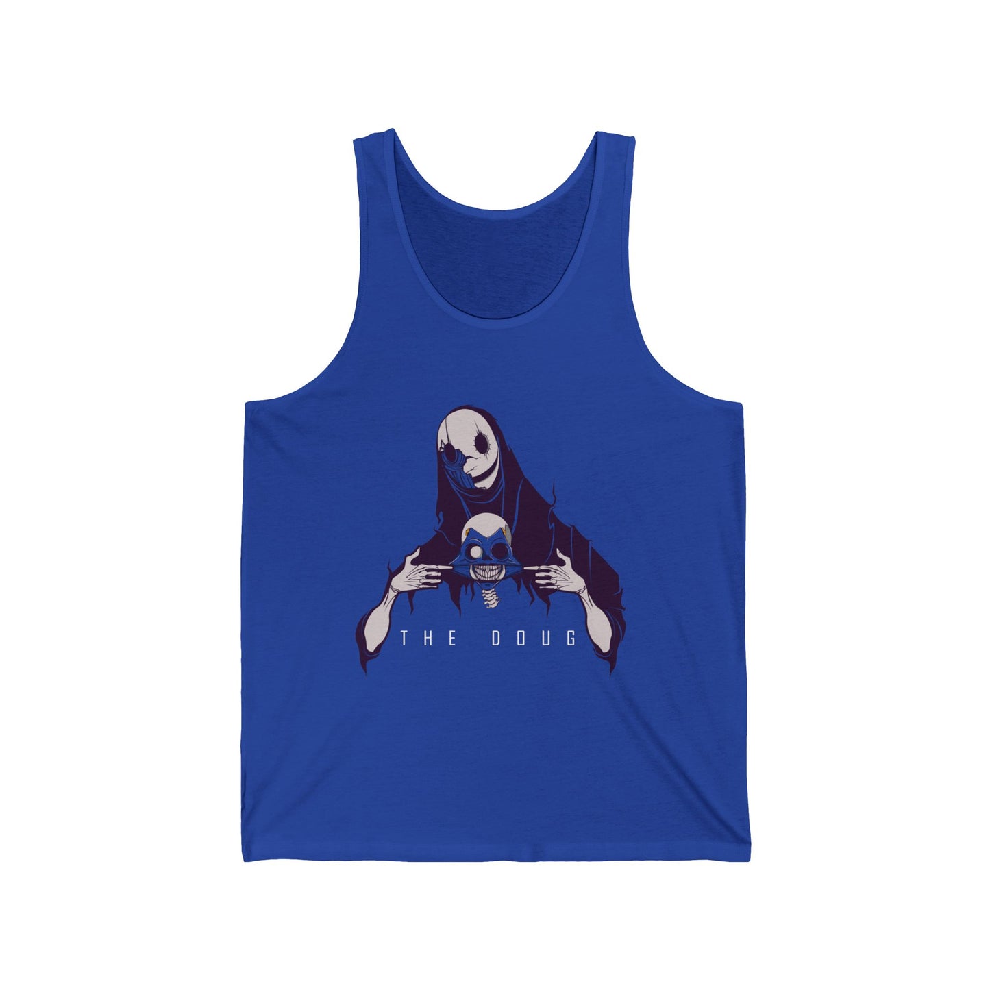 ''The Doug'' Jersey Tank Top Blancheur Print